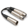 Kabel audio Hosa Kabel typu Y, 2 x XLRf – XLRm